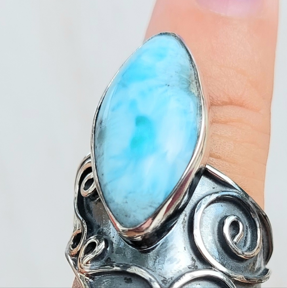 6.5 larimar ring - Picture 4 of 4